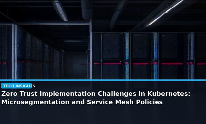 Zero Trust Implementation Challenges in Kubernetes: Microsegmentation and Service Mesh Policies - editorial cover photograph