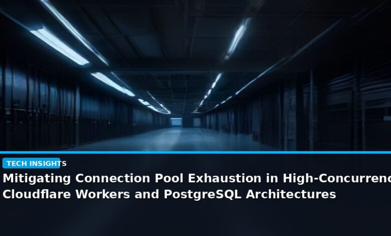 Mitigating Connection Pool Exhaustion in High-Concurrency Cloudflare Workers and PostgreSQL Architectures - editorial cover photograph