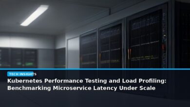 Kubernetes Performance Testing and Load Profiling: Benchmarking Microservice Latency Under Scale - editorial cover photograph