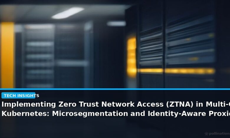 Implementing Zero Trust Network Access (ZTNA) in Multi-Cloud Kubernetes: Microsegmentation and Identity-Aware Proxies - editorial cover photograph