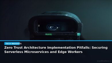 Zero Trust Architecture Implementation Pitfalls: Securing Serverless Microservices and Edge Workers - editorial cover photograph