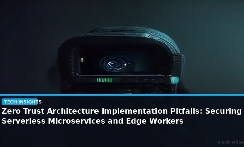 Zero Trust Architecture Implementation Pitfalls: Securing Serverless Microservices and Edge Workers - editorial cover photograph