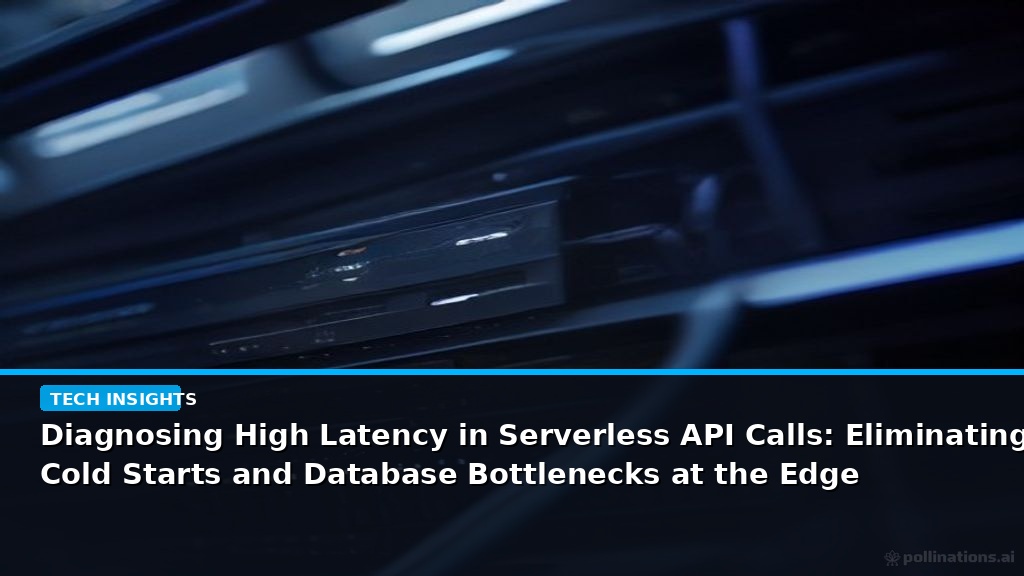 Diagnosing High Latency in Serverless API Calls: Eliminating Cold Starts and Database Bottlenecks at the Edge - editorial cover photograph