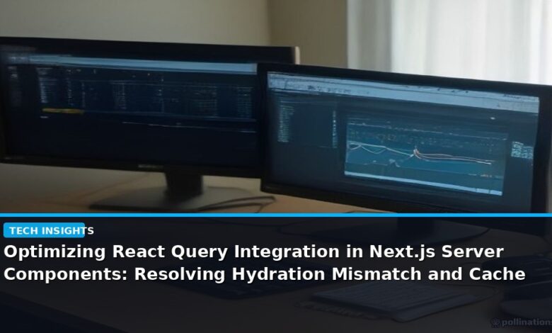 Optimizing React Query Integration in Next.js Server Components: Resolving Hydration Mismatch and Cache Revalidation Pitfalls - editorial cover photograph
