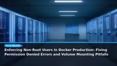 Enforcing Non-Root Users in Docker Production: Fixing Permission Denied Errors and Volume Mounting Pitfalls - editorial cover photograph