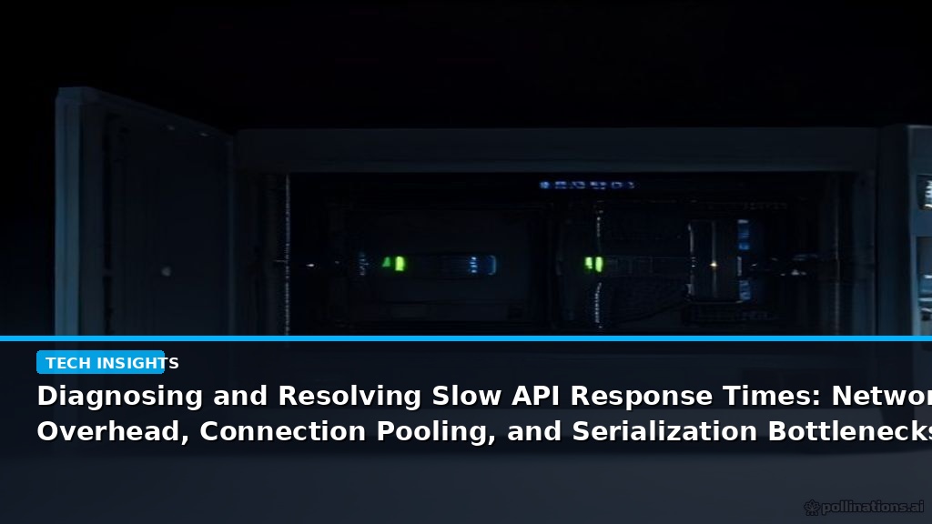 Diagnosing and Resolving Slow API Response Times: Network Overhead, Connection Pooling, and Serialization Bottlenecks in Distributed Systems - editorial cover photograph