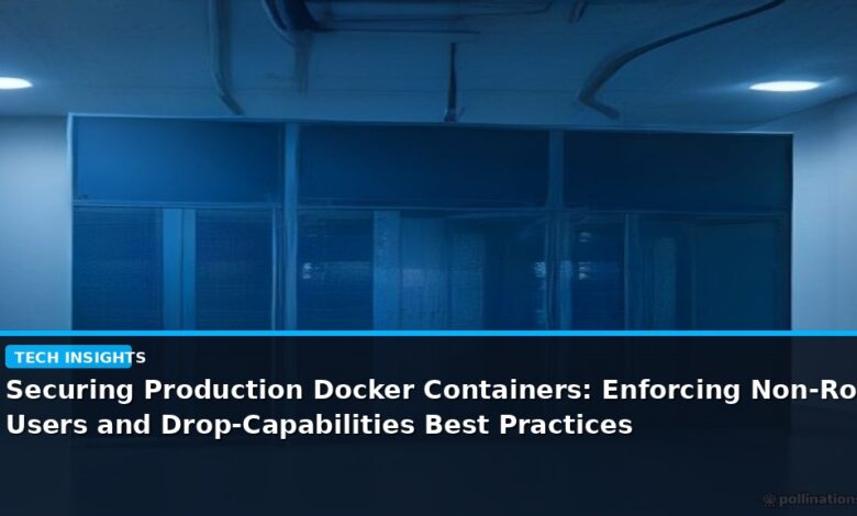 Securing Production Docker Containers: Enforcing Non-Root Users and Drop-Capabilities Best Practices - editorial cover photograph