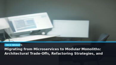Migrating from Microservices to Modular Monoliths: Architectural Trade-Offs, Refactoring Strategies, and Performance Benchmarks - editorial cover photograph
