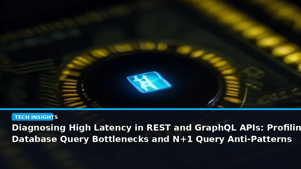 Diagnosing High Latency in REST and GraphQL APIs: Profiling Database Query Bottlenecks and N+1 Query Anti-Patterns - editorial cover photograph