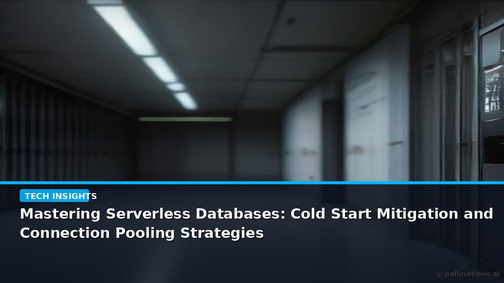 Mastering Serverless Databases: Cold Start Mitigation and Connection Pooling Strategies - editorial cover photograph