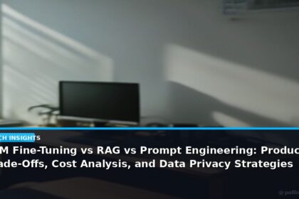 LLM Fine-Tuning vs RAG vs Prompt Engineering: Production Trade-Offs, Cost Analysis, and Data Privacy Strategies - editorial cover photograph