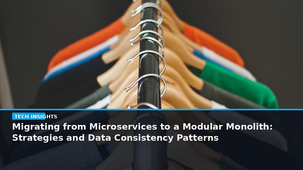 Migrating from Microservices to a Modular Monolith: Strategies and Data Consistency Patterns - editorial cover photograph