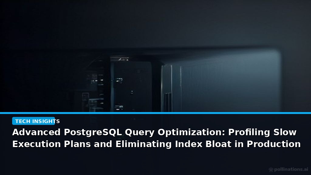 Advanced PostgreSQL Query Optimization: Profiling Slow Execution Plans and Eliminating Index Bloat in Production - editorial cover photograph
