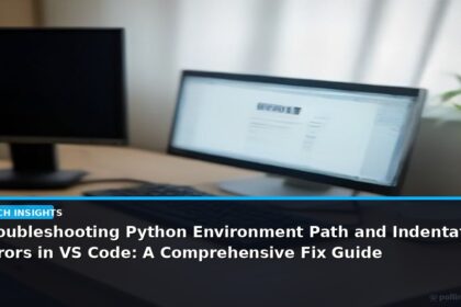 Troubleshooting Python Environment Path and Indentation Errors in VS Code: A Comprehensive Fix Guide - editorial cover photograph